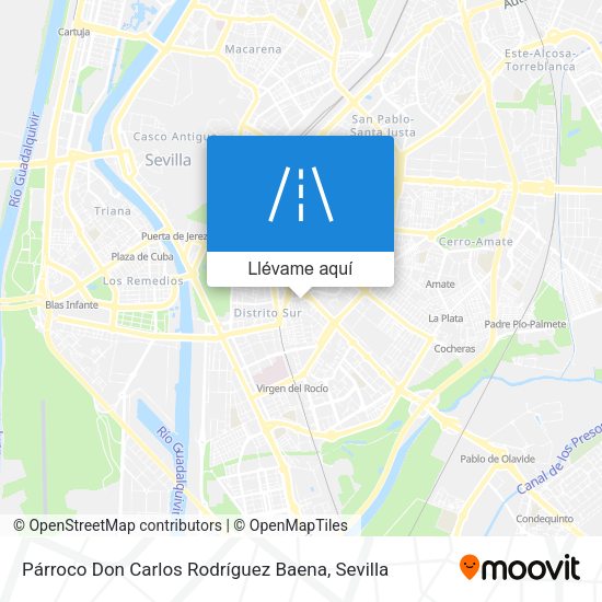 Mapa Párroco Don Carlos Rodríguez Baena