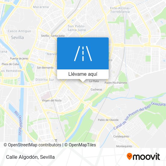 Mapa Calle Algodón
