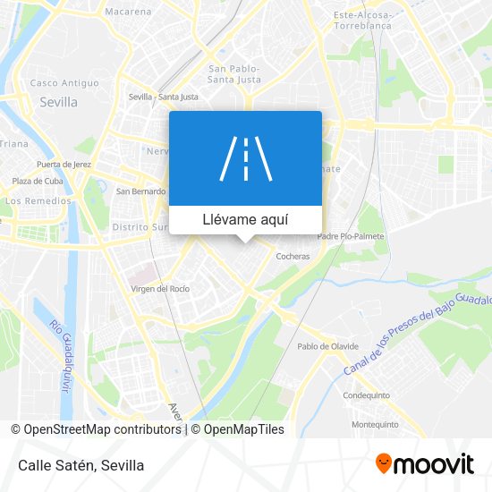 Mapa Calle Satén