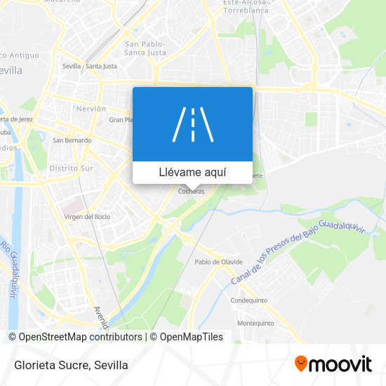 Mapa Glorieta Sucre