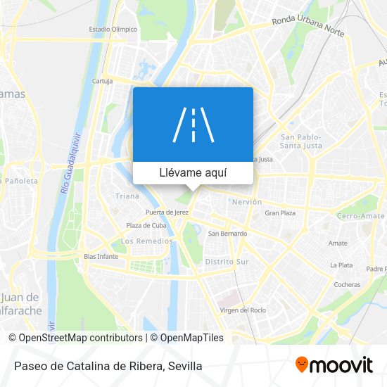 Mapa Paseo de Catalina de Ribera