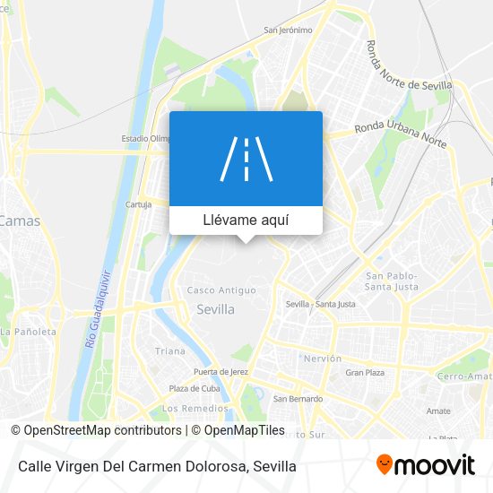 Mapa Calle Virgen Del Carmen Dolorosa