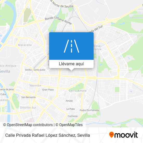 Mapa Calle Privada Rafael López Sánchez