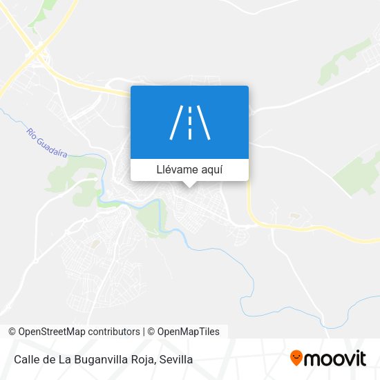 Mapa Calle de La Buganvilla Roja