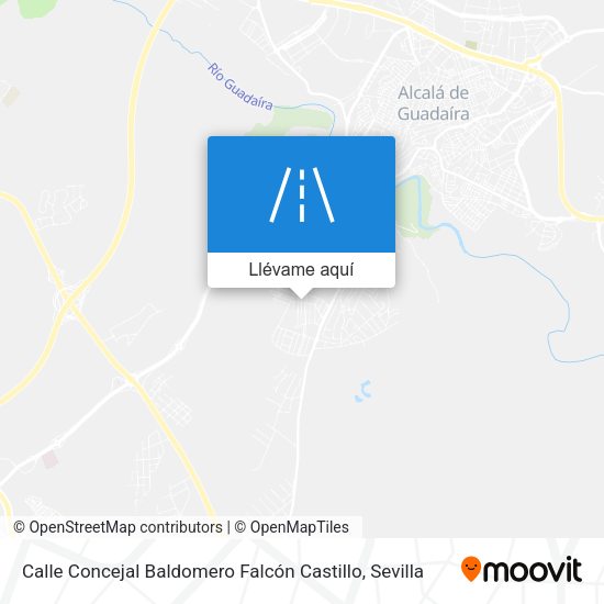 Mapa Calle Concejal Baldomero Falcón Castillo