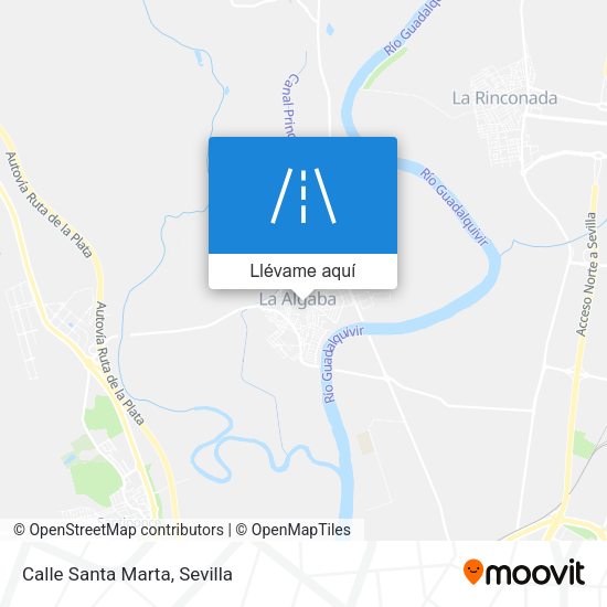 Mapa Calle Santa Marta