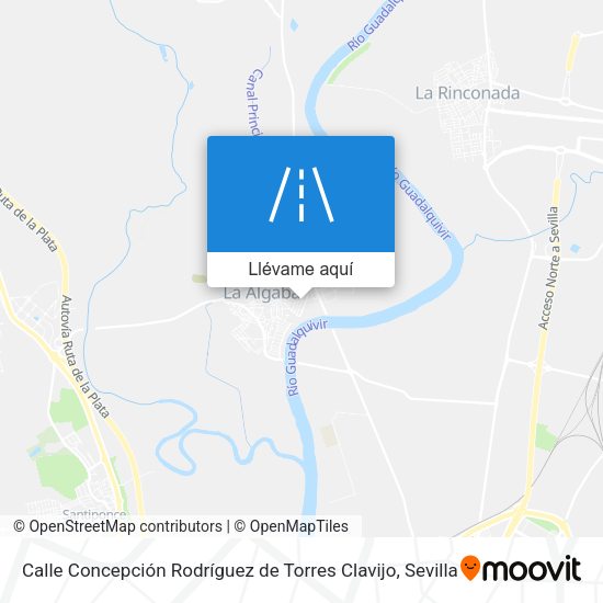Mapa Calle Concepción Rodríguez de Torres Clavijo