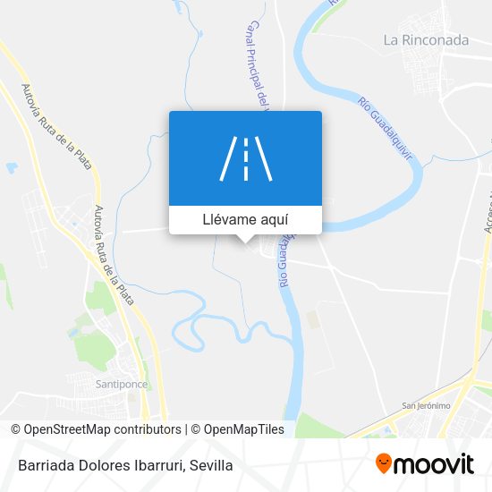 Mapa Barriada Dolores Ibarruri