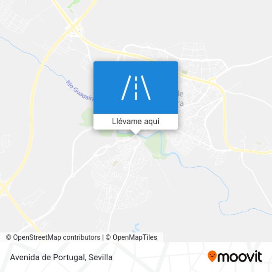 Mapa Avenida de Portugal