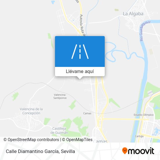 Mapa Calle Diamantino García