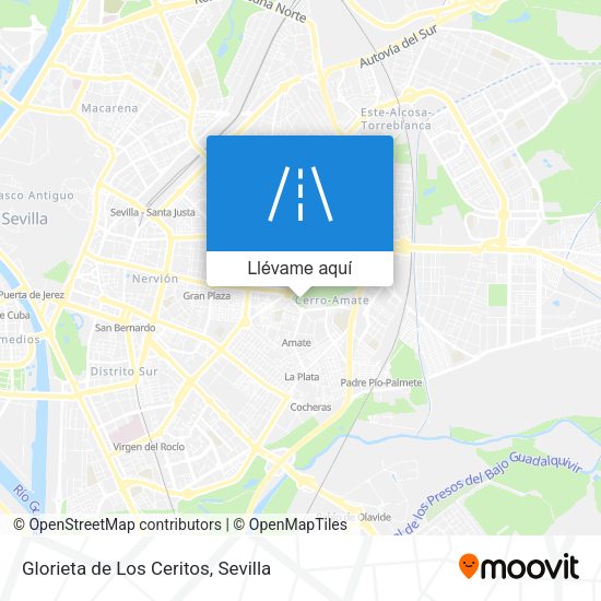 Mapa Glorieta de Los Ceritos