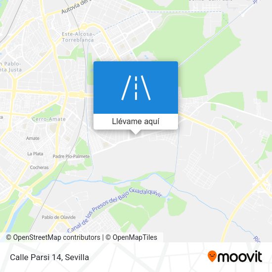 Mapa Calle Parsi 14