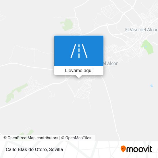 Mapa Calle Blas de Otero