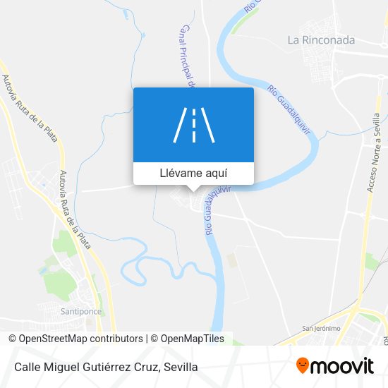 Mapa Calle Miguel Gutiérrez Cruz