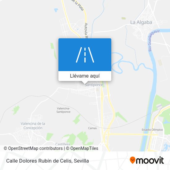Mapa Calle Dolores Rubín de Celis