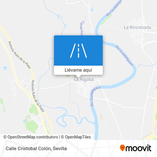 Mapa Calle Cristobal Colón