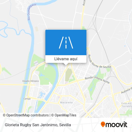 Mapa Glorieta Rugby San Jerónimo
