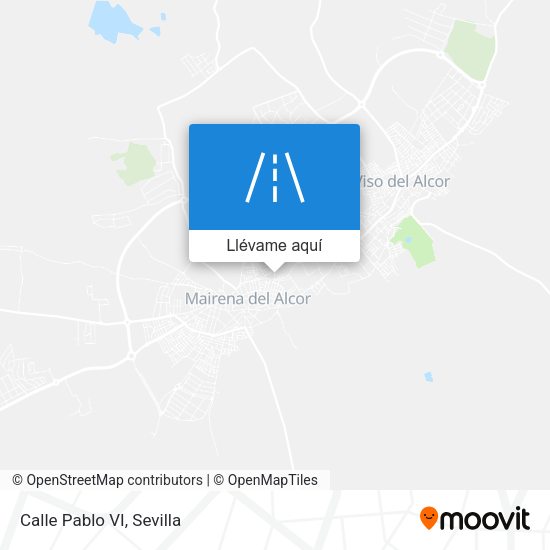 Mapa Calle Pablo VI