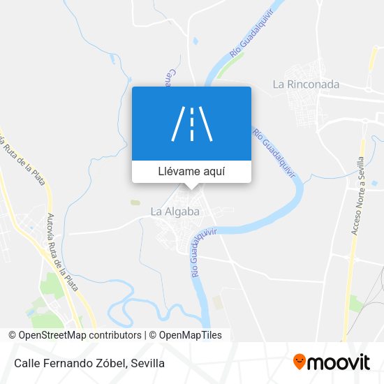 Mapa Calle Fernando Zóbel