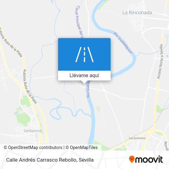 Mapa Calle Andrés Carrasco Rebollo