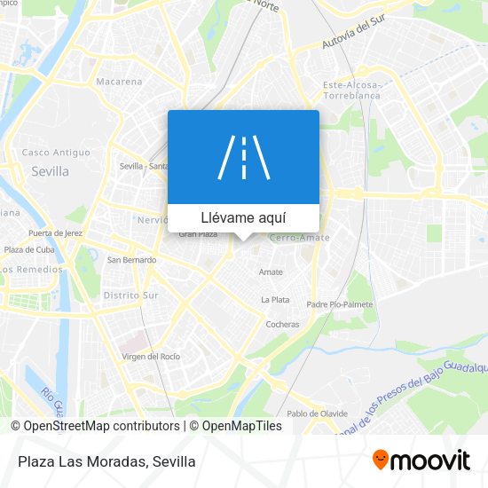 Mapa Plaza Las Moradas