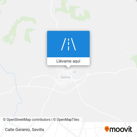 Mapa Calle Geranio