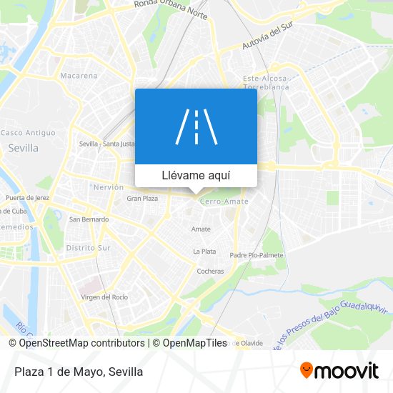 Mapa Plaza 1 de Mayo