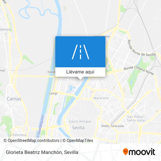 Mapa Glorieta Beatriz Manchón