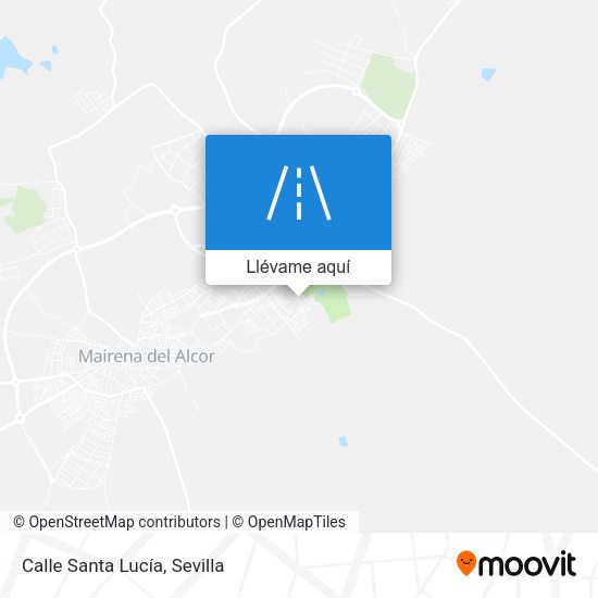 Mapa Calle Santa Lucía