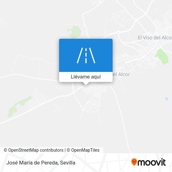 Mapa José María de Pereda