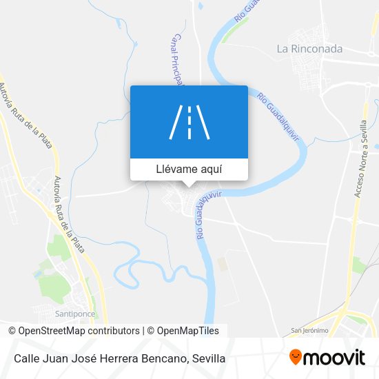 Mapa Calle Juan José Herrera Bencano