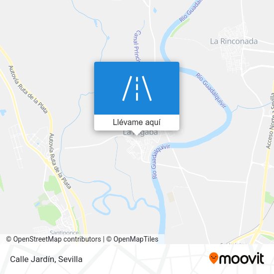 Mapa Calle Jardín