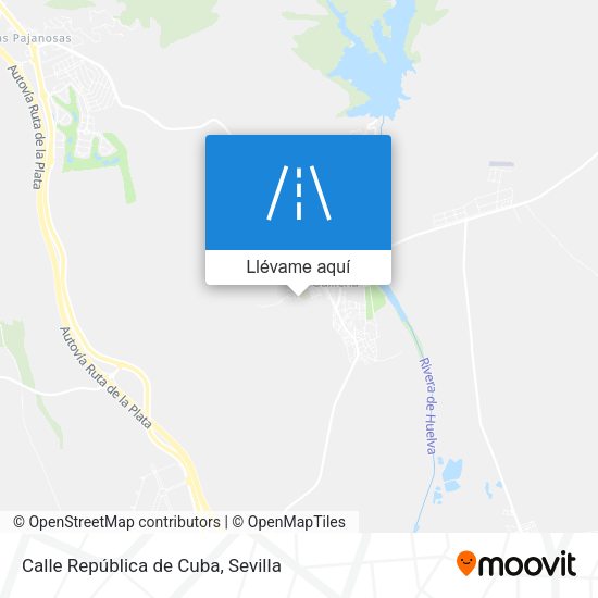 Mapa Calle República de Cuba