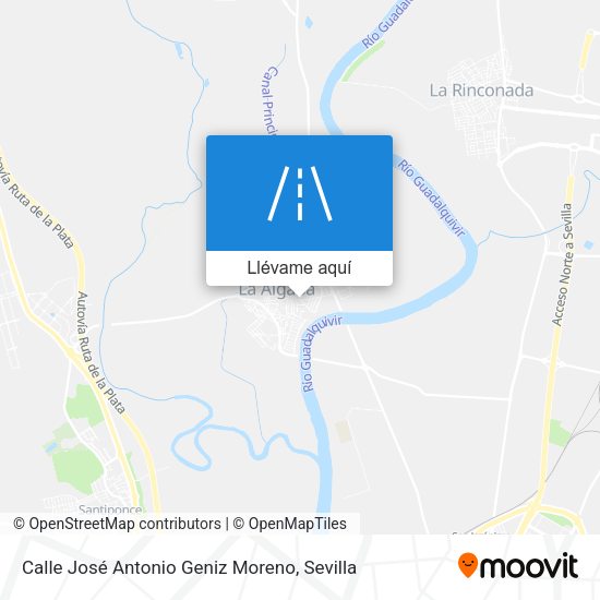 Mapa Calle José Antonio Geniz Moreno