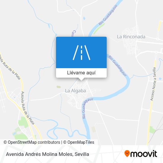 Mapa Avenida Andrés Molina Moles
