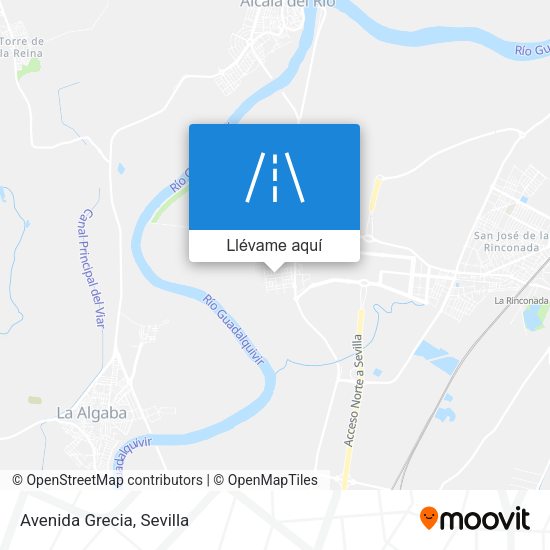 Mapa Avenida Grecia