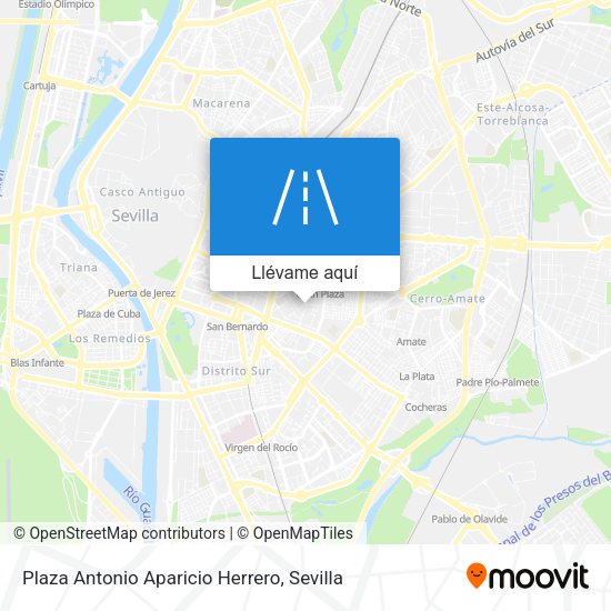 Mapa Plaza Antonio Aparicio Herrero