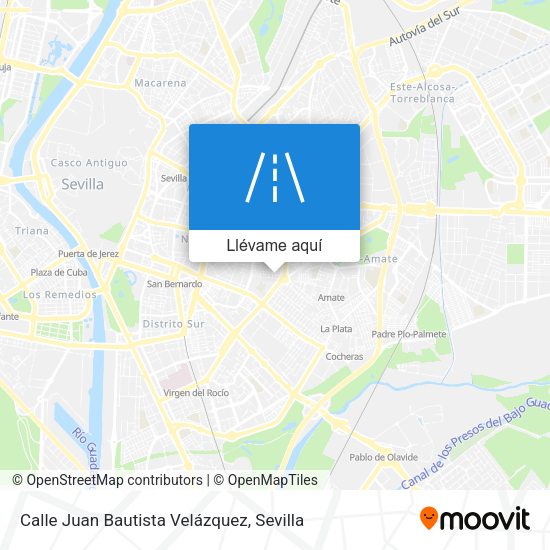 Mapa Calle Juan Bautista Velázquez