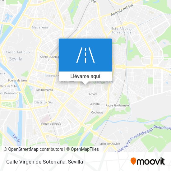 Mapa Calle Virgen de Soterraña