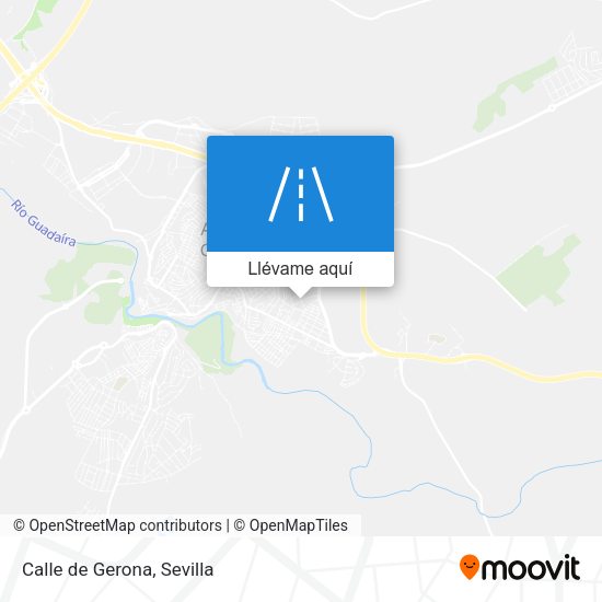 Mapa Calle de Gerona