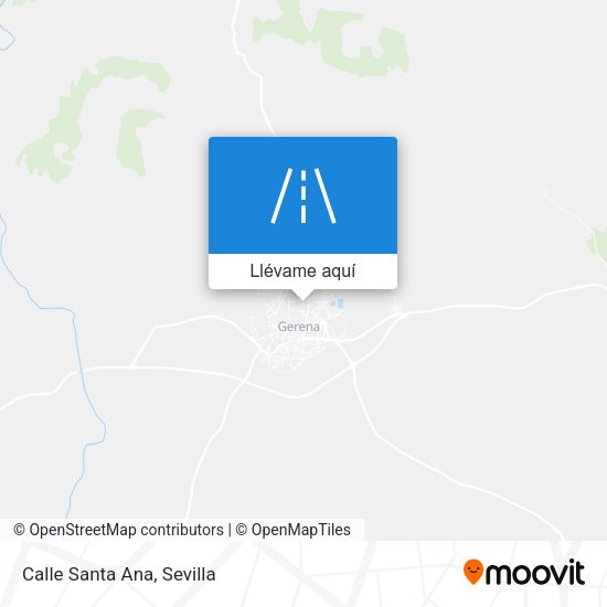 Mapa Calle Santa Ana