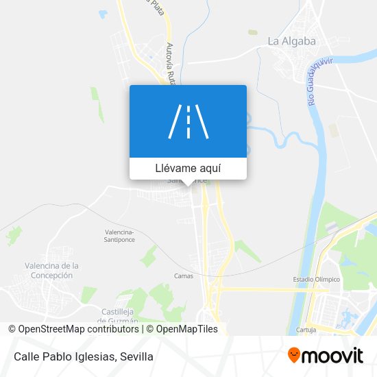 Mapa Calle Pablo Iglesias