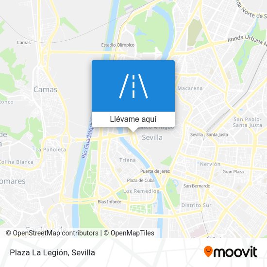 Mapa Plaza La Legión