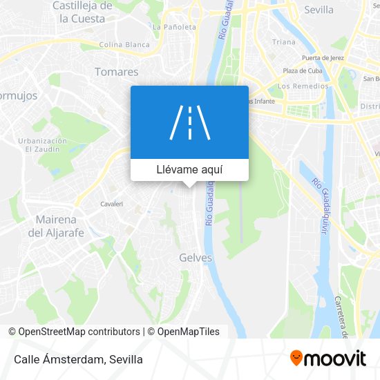 Mapa Calle Ámsterdam