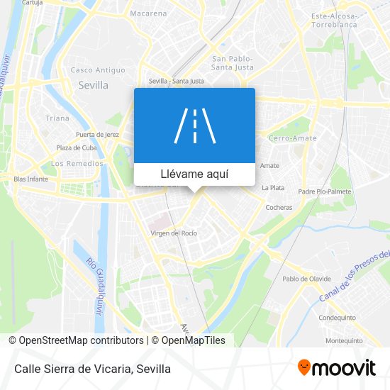 Mapa Calle Sierra de Vicaria