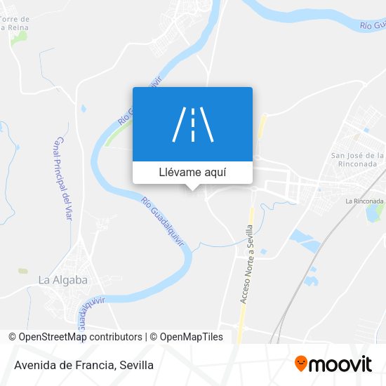 Mapa Avenida de Francia