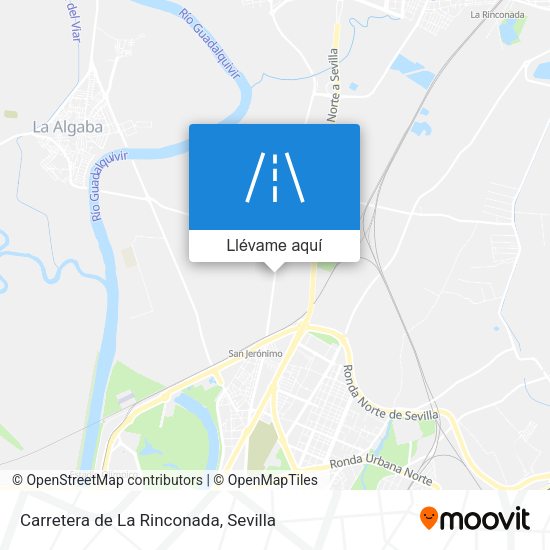 Mapa Carretera de La Rinconada