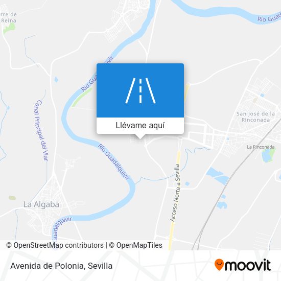 Mapa Avenida de Polonia