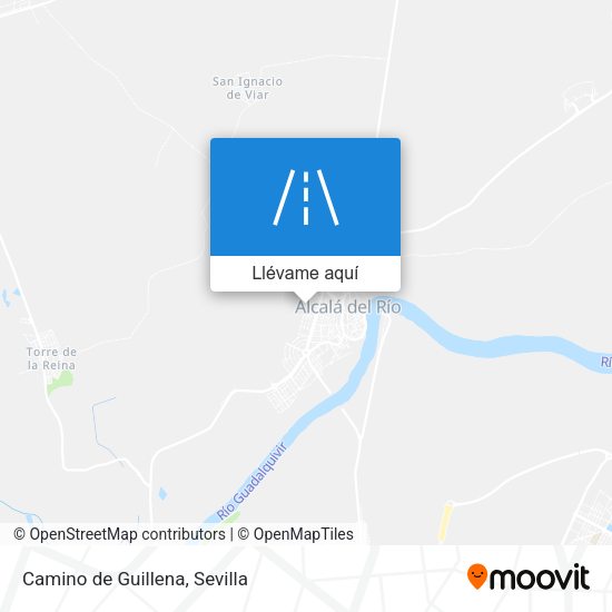 Mapa Camino de Guillena