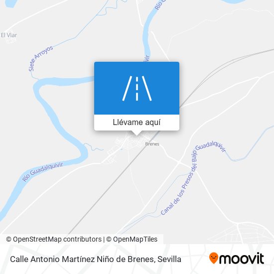 Mapa Calle Antonio Martínez Niño de Brenes